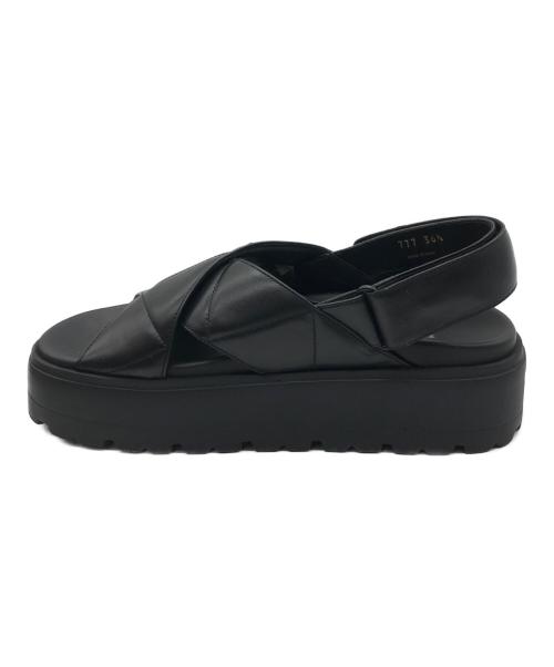 PRADA（プラダ）PRADA (プラダ) CALZATURE DONNA サンダル ブラック サイズ:SIZE 36 1/2の古着・服飾アイテム