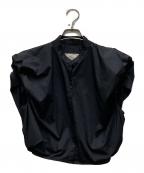 TODAYFULトゥデイフル）の古着「Puffshoulder Compact Shirts(」｜ブラック
