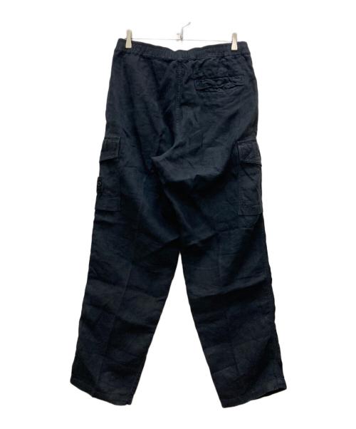 STONE ISLAND（ストーンアイランド）STONE ISLAND (ストーンアイランド) Ghost Linen Cargo Pant ネイビー サイズ:W33の古着・服飾アイテム