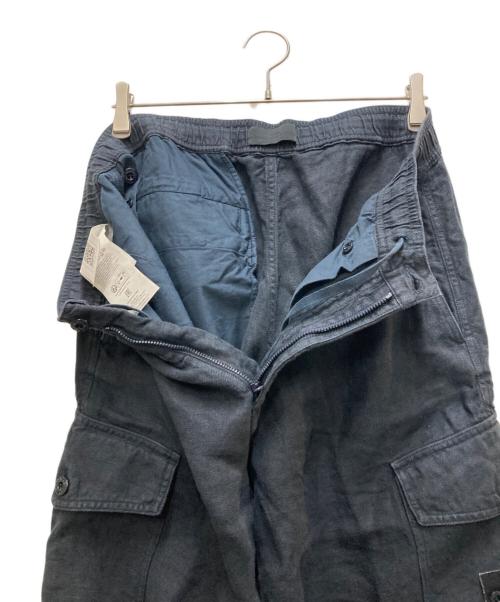 STONE ISLAND（ストーンアイランド）STONE ISLAND (ストーンアイランド) Ghost Linen Cargo Pant ネイビー サイズ:W33の古着・服飾アイテム