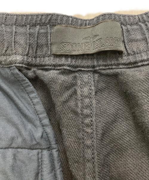 STONE ISLAND（ストーンアイランド）STONE ISLAND (ストーンアイランド) Ghost Linen Cargo Pant ネイビー サイズ:W33の古着・服飾アイテム