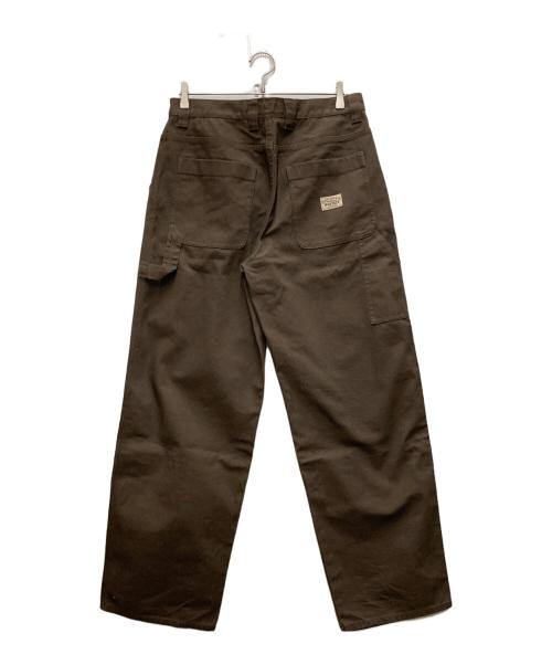 stussy（ステューシー）stussy (ステューシー) CARPENTER PANT CANVAS ブラウン サイズ:30の古着・服飾アイテム
