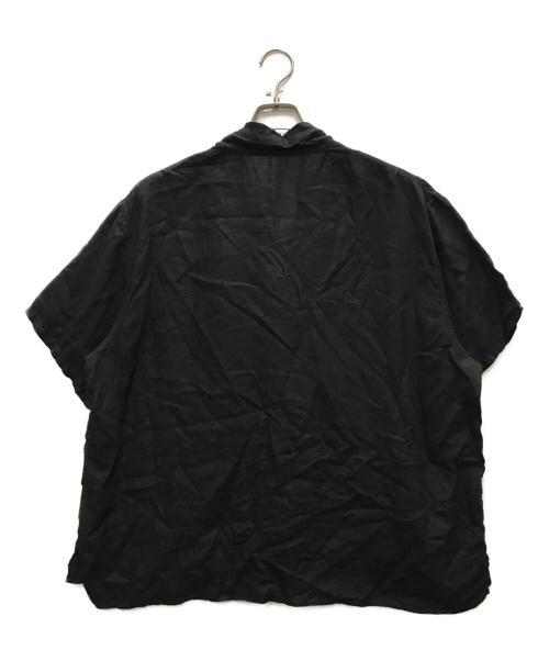 MITTAN（ミッタン）MITTAN (ミッタン) ヘンププルオーバーシャツ ブラック サイズ:3の古着・服飾アイテム