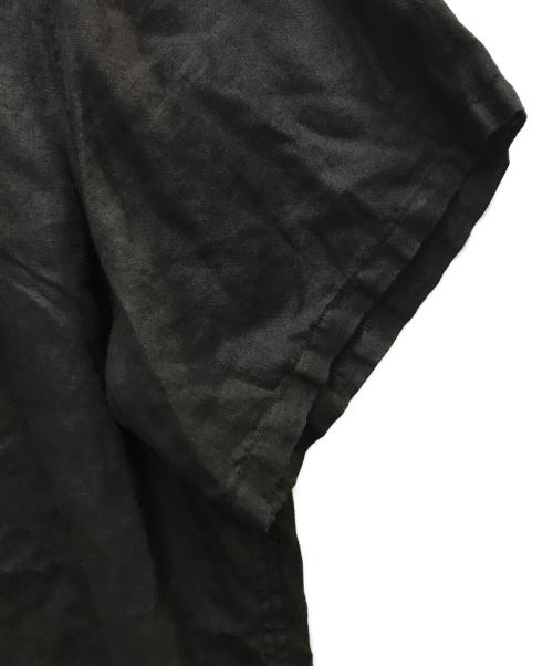 MITTAN（ミッタン）MITTAN (ミッタン) ヘンププルオーバーシャツ ブラック サイズ:3の古着・服飾アイテム