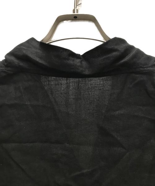 MITTAN（ミッタン）MITTAN (ミッタン) ヘンププルオーバーシャツ ブラック サイズ:3の古着・服飾アイテム