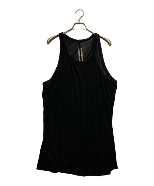 RICK OWENS（リックオウエンス）RICK OWENS (リックオウエンス) ロング丈タンクトップ ブラック サイズ:Sの古着・服飾アイテム