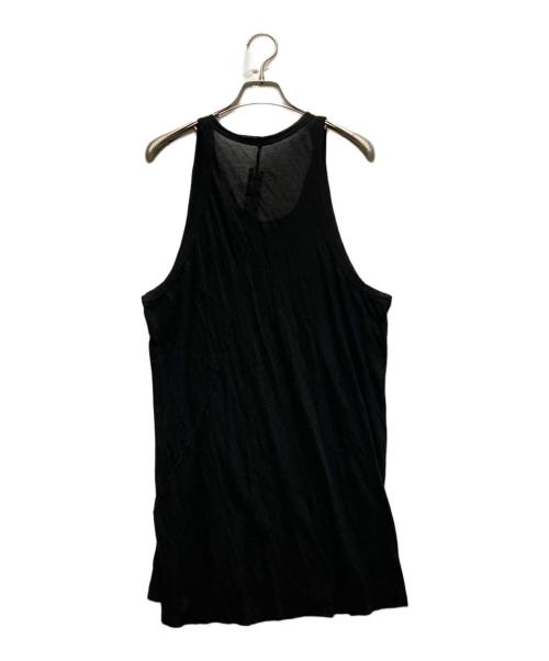RICK OWENS（リックオウエンス）RICK OWENS (リックオウエンス) ロング丈タンクトップ ブラック サイズ:Sの古着・服飾アイテム