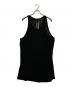 RICK OWENS（リックオウエンス）の古着「ロング丈タンクトップ」｜ブラック