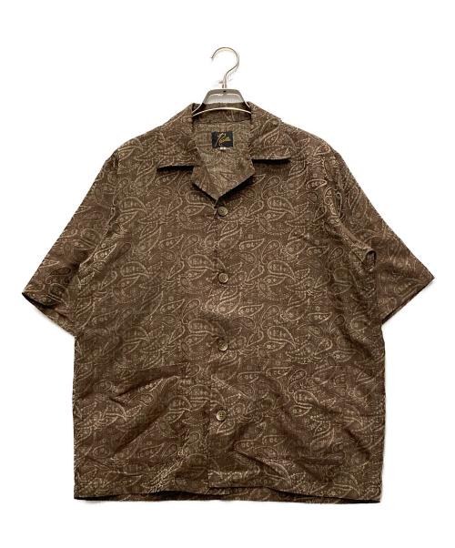 Needles（ニードルズ）Needles (ニードルズ) カバナシャツ ペイズリージャガード ブラウン サイズ:Mの古着・服飾アイテム