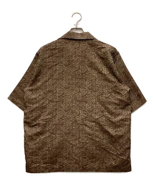 Needles（ニードルズ）Needles (ニードルズ) カバナシャツ ペイズリージャガード ブラウン サイズ:Mの古着・服飾アイテム