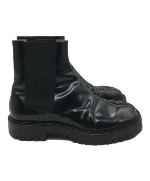 Maison Margiela（メゾンマルジェラ）Maison Margiela (メゾンマルジェラ) TABI COUNTY CHELSEA 足袋チェルシーブーツ ブラック サイズ:42の古着・服飾アイテム