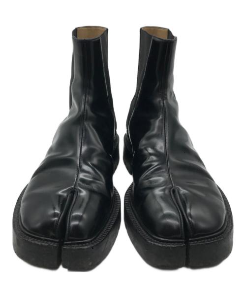 Maison Margiela（メゾンマルジェラ）Maison Margiela (メゾンマルジェラ) TABI COUNTY CHELSEA 足袋チェルシーブーツ ブラック サイズ:42の古着・服飾アイテム