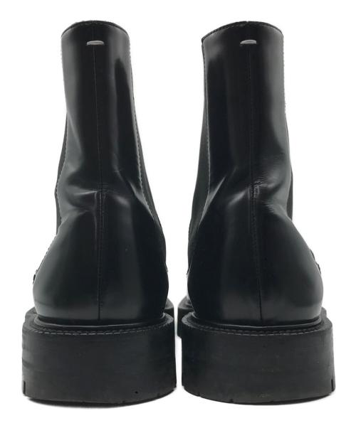 Maison Margiela（メゾンマルジェラ）Maison Margiela (メゾンマルジェラ) TABI COUNTY CHELSEA 足袋チェルシーブーツ ブラック サイズ:42の古着・服飾アイテム