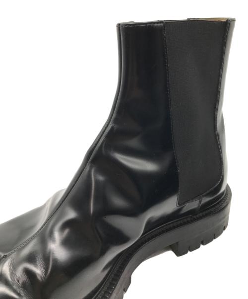 Maison Margiela（メゾンマルジェラ）Maison Margiela (メゾンマルジェラ) TABI COUNTY CHELSEA 足袋チェルシーブーツ ブラック サイズ:42の古着・服飾アイテム