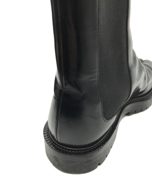 Maison Margiela（メゾンマルジェラ）Maison Margiela (メゾンマルジェラ) TABI COUNTY CHELSEA 足袋チェルシーブーツ ブラック サイズ:42の古着・服飾アイテム