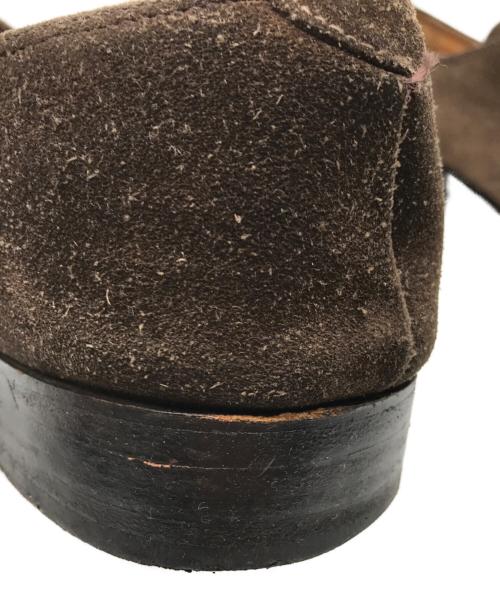 JOHN LOBB（ジョンロブ）JOHN LOBB (ジョンロブ) VINCENT シングルモンクストラップスウェードシューズ ブラウン サイズ:9Eの古着・服飾アイテム