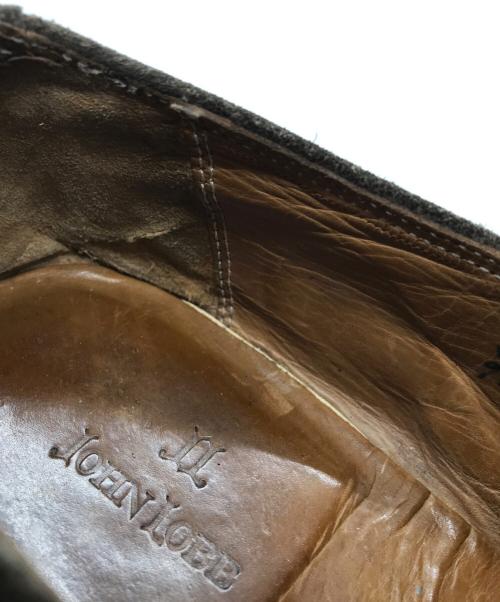JOHN LOBB（ジョンロブ）JOHN LOBB (ジョンロブ) VINCENT シングルモンクストラップスウェードシューズ ブラウン サイズ:9Eの古着・服飾アイテム