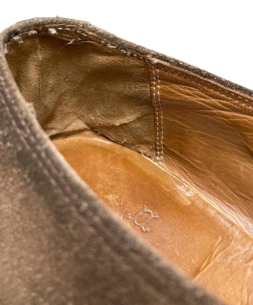 JOHN LOBB（ジョンロブ）JOHN LOBB (ジョンロブ) VINCENT シングルモンクストラップスウェードシューズ ブラウン サイズ:9Eの古着・服飾アイテム