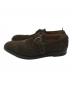 JOHN LOBB (ジョンロブ) VINCENT シングルモンクストラップスウェードシューズ ブラウン サイズ:9E：40000円