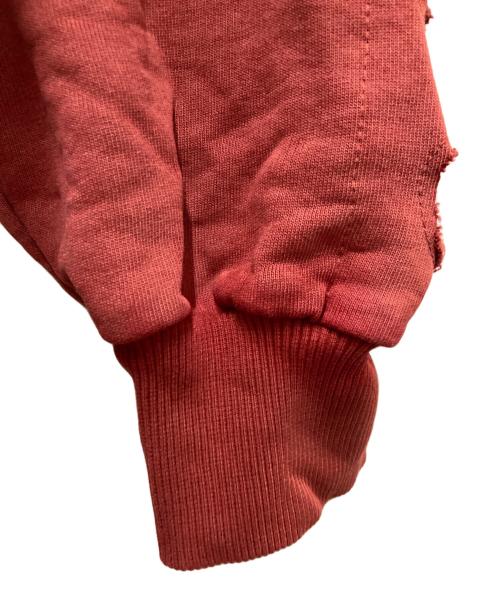 Avavav（アヴァヴァヴ）AVAVAV (アヴァヴァヴ) カットアウトパーカー レッド サイズ:Lの古着・服飾アイテム