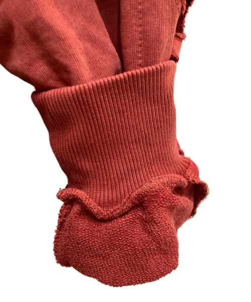 Avavav（アヴァヴァヴ）AVAVAV (アヴァヴァヴ) カットアウトパーカー レッド サイズ:Lの古着・服飾アイテム