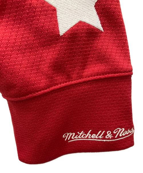 MITCHELL & NESS（ミッチェルアンドネス）MITCHELL & NESS (ミッチェルアンドネス) ゲームシャツ レッド サイズ:Lの古着・服飾アイテム