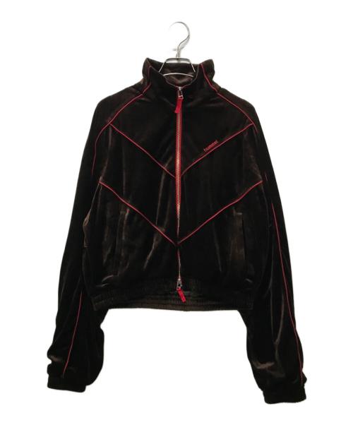 HUMMEL 00（ヒュンメルオー）HUMMEL 00 (ヒュンメルオー) CHEV PIPINGVELV TR-JACKET ブラウン サイズ:Mの古着・服飾アイテム