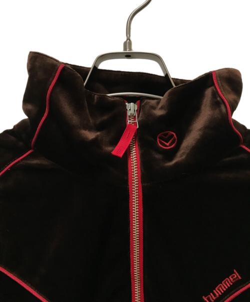 HUMMEL 00（ヒュンメルオー）HUMMEL 00 (ヒュンメルオー) CHEV PIPINGVELV TR-JACKET ブラウン サイズ:Mの古着・服飾アイテム