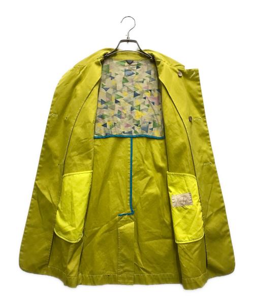 Pal'las Palace（パラスパレス）Pal'las Palace (パラスパレス) ステンカラーコート イエロー サイズ:３の古着・服飾アイテム