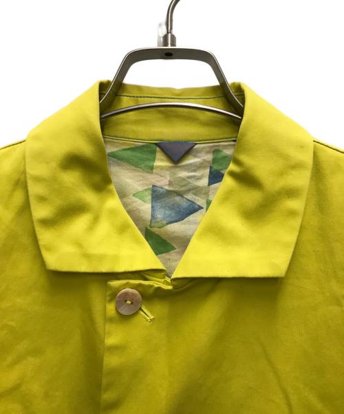 Pal'las Palace（パラスパレス）Pal'las Palace (パラスパレス) ステンカラーコート イエロー サイズ:３の古着・服飾アイテム