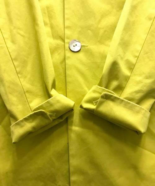 Pal'las Palace（パラスパレス）Pal'las Palace (パラスパレス) ステンカラーコート イエロー サイズ:３の古着・服飾アイテム