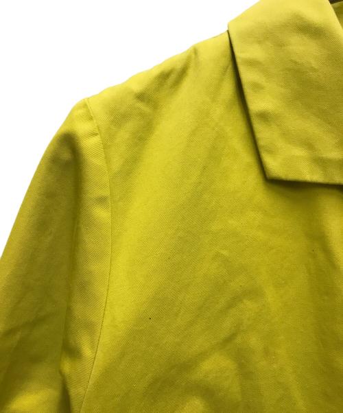 Pal'las Palace（パラスパレス）Pal'las Palace (パラスパレス) ステンカラーコート イエロー サイズ:３の古着・服飾アイテム