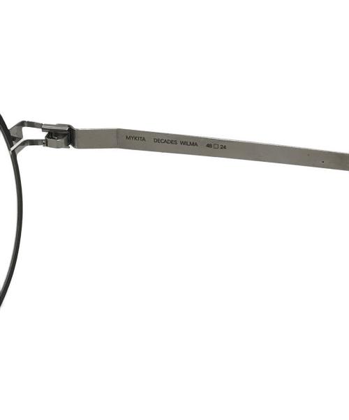 MYKITA（マイキータ）MYKITA (マイキータ) 眼鏡 DECADES WILMA シルバー×ブラック サイズ:48□24 140の古着・服飾アイテム