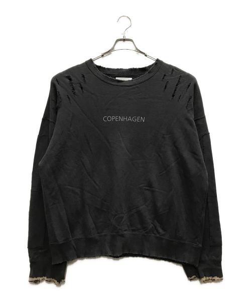 stein（シュタイン）stein (シュタイン) OVERSIZED REBUILD SWEAT LS グレー サイズ:Sの古着・服飾アイテム