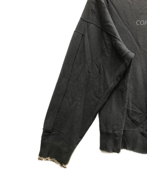 stein（シュタイン）stein (シュタイン) OVERSIZED REBUILD SWEAT LS グレー サイズ:Sの古着・服飾アイテム