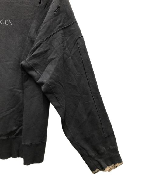 stein（シュタイン）stein (シュタイン) OVERSIZED REBUILD SWEAT LS グレー サイズ:Sの古着・服飾アイテム