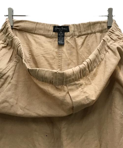 SEAN JOHN（ショーンジョン）SEAN JOHN (ショーンジョン) リネン混パンツ ベージュ サイズ:2XLの古着・服飾アイテム