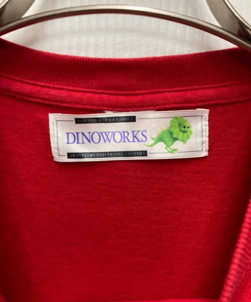 Dinoworks（ディノワークス）Dinoworks (ディノワークス) 半袖Tシャツ レッド サイズ:不明の古着・服飾アイテム