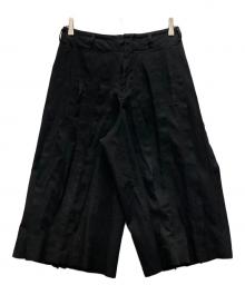 COMME des GARCONS COMME des GARCONS（コムデギャルソン コムデギャルソン）の古着「プリーツハーフパンツ」｜ブラック