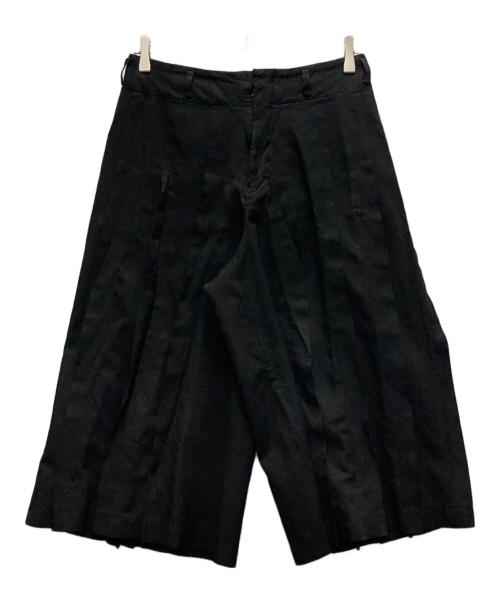 COMME des GARCONS COMME des GARCONS（コムデギャルソン コムデギャルソン）COMME des GARCONS COMME des GARCONS (コムデギャルソン コムデギャルソン) プリーツハーフパンツ ブラック サイズ:XSの古着・服飾アイテム