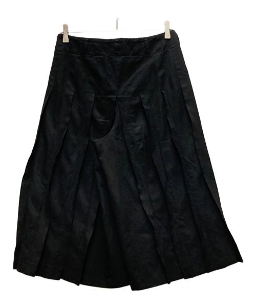 COMME des GARCONS COMME des GARCONS（コムデギャルソン コムデギャルソン）COMME des GARCONS COMME des GARCONS (コムデギャルソン コムデギャルソン) プリーツハーフパンツ ブラック サイズ:XSの古着・服飾アイテム