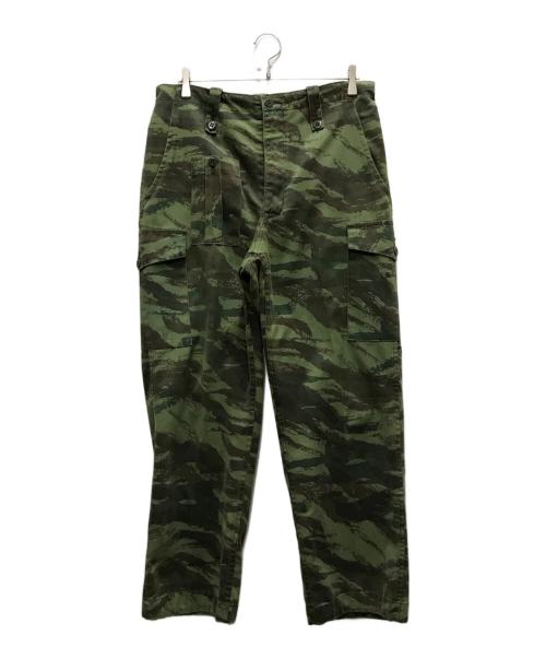 ギリシャ軍（ギリシャグン）ギリシャ軍 (ギリシャグン) リザードカモフィールドカーゴパンツ カーキ サイズ:不明の古着・服飾アイテム