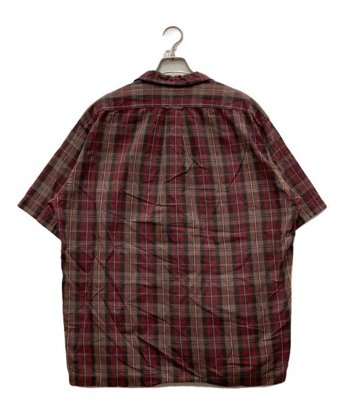 POLO RALPH LAUREN（ポロ・ラルフローレン）POLO RALPH LAUREN (ポロ・ラルフローレン) 90’S CALDWEL オープンカラーシャツ レッド サイズ:Lの古着・服飾アイテム