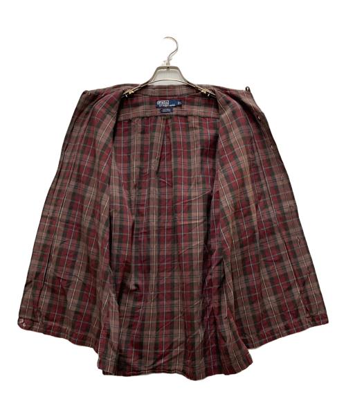 POLO RALPH LAUREN（ポロ・ラルフローレン）POLO RALPH LAUREN (ポロ・ラルフローレン) 90’S CALDWEL オープンカラーシャツ レッド サイズ:Lの古着・服飾アイテム