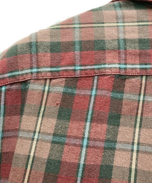 POLO RALPH LAUREN（ポロ・ラルフローレン）POLO RALPH LAUREN (ポロ・ラルフローレン) 90’S CALDWEL オープンカラーシャツ レッド サイズ:Lの古着・服飾アイテム