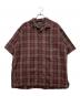 POLO RALPH LAUREN（ポロ・ラルフローレン）の古着「90’S CALDWEL オープンカラーシャツ」｜レッド