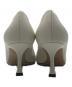 中古・古着 JIMMY CHOO (ジミーチュウ) MELVA ビジューパンプス ホワイト サイズ:37：18000円