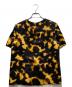LOEWE (ロエベ) Short Sleeve Silk Top ブラウン×オレンジ サイズ:34：16000円