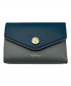 MULBERRYマルベリー）の古着「フォールデッド マルチカード ウォレット」｜ブルー