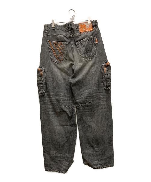 PDF（ピーディーエフ）PDF (ピーディーエフ) channel guerrilla cargo denim グレー サイズ:30の古着・服飾アイテム